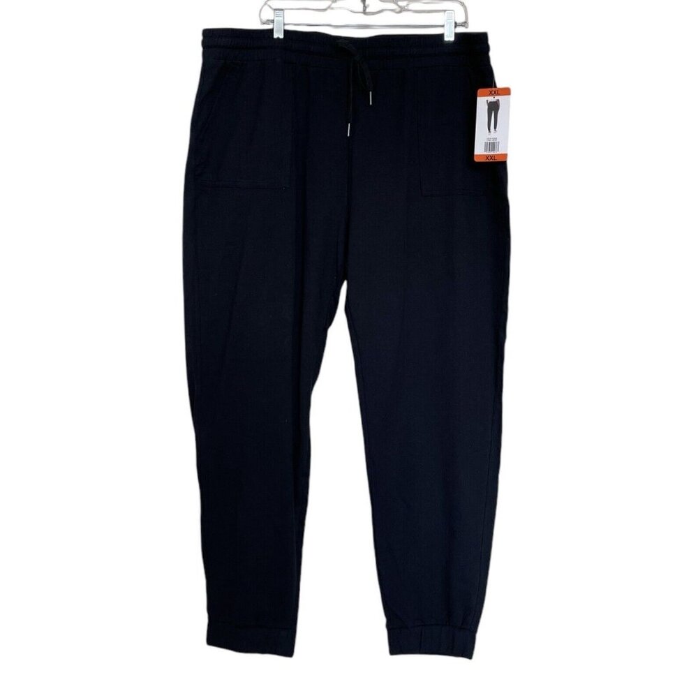 32 Degrees Joggers Adult Size XXL Black Athletic Drawstring Pockets Womens